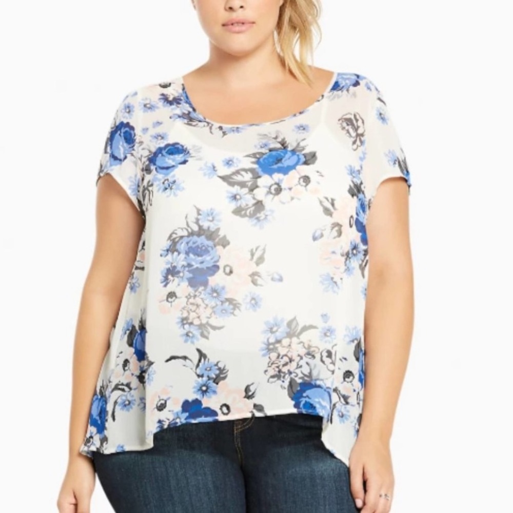 Torrid open back top